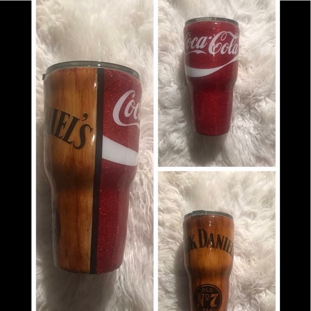 Jack and coke 30oz tumbler customized